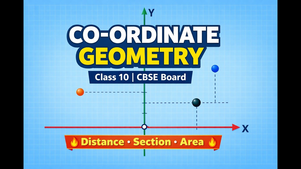 CO-ORDINATE GEOMETRY class 10th #education @Mission_JEET 