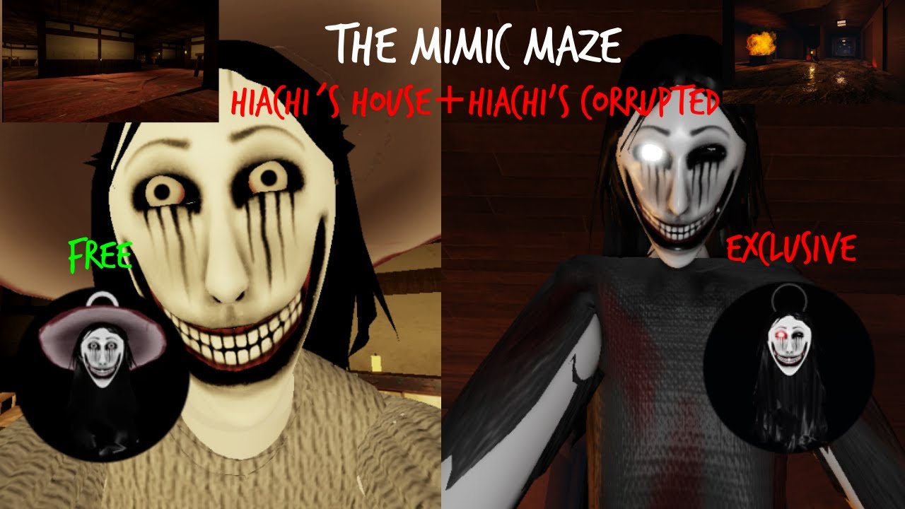Hiachi's house + Hiachi's Corrupted Secret Event (SOLO) - The Mimic Maze - Roblox