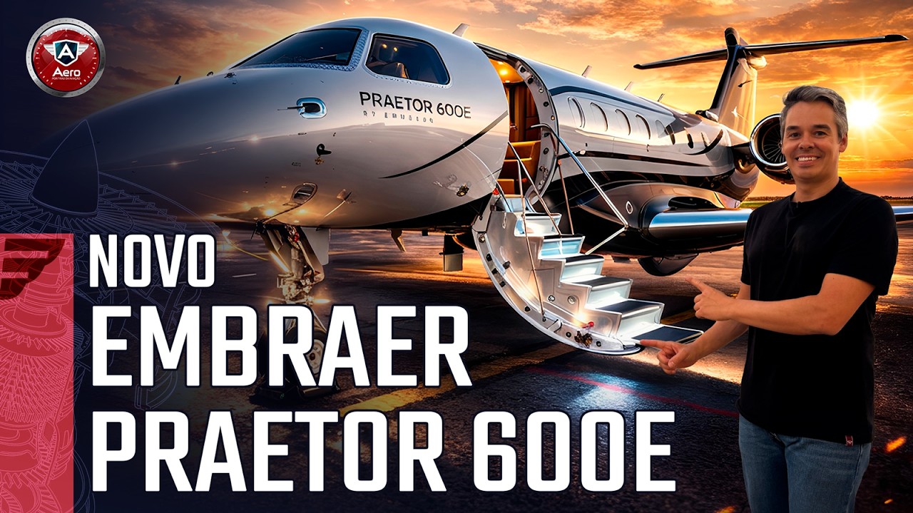 EXCLUSIVO: Entramos no NOVO Praetor 600E da EMBRAER nos EUA!
