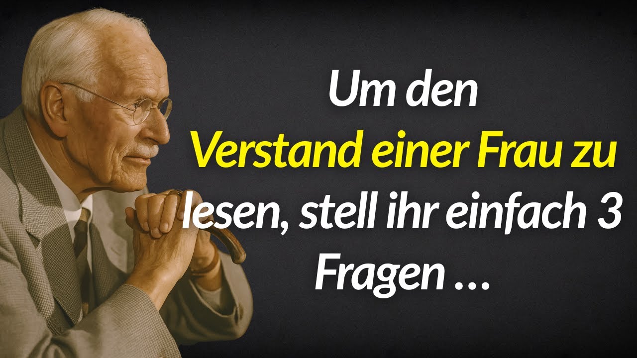 3 Fragen, die den Verstand einer Frau offenbaren | Carl Jung Zitate