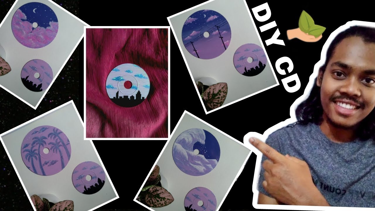 DIY Old CD | Wall decor | Reuse CD | CD craft ideas 💡💿