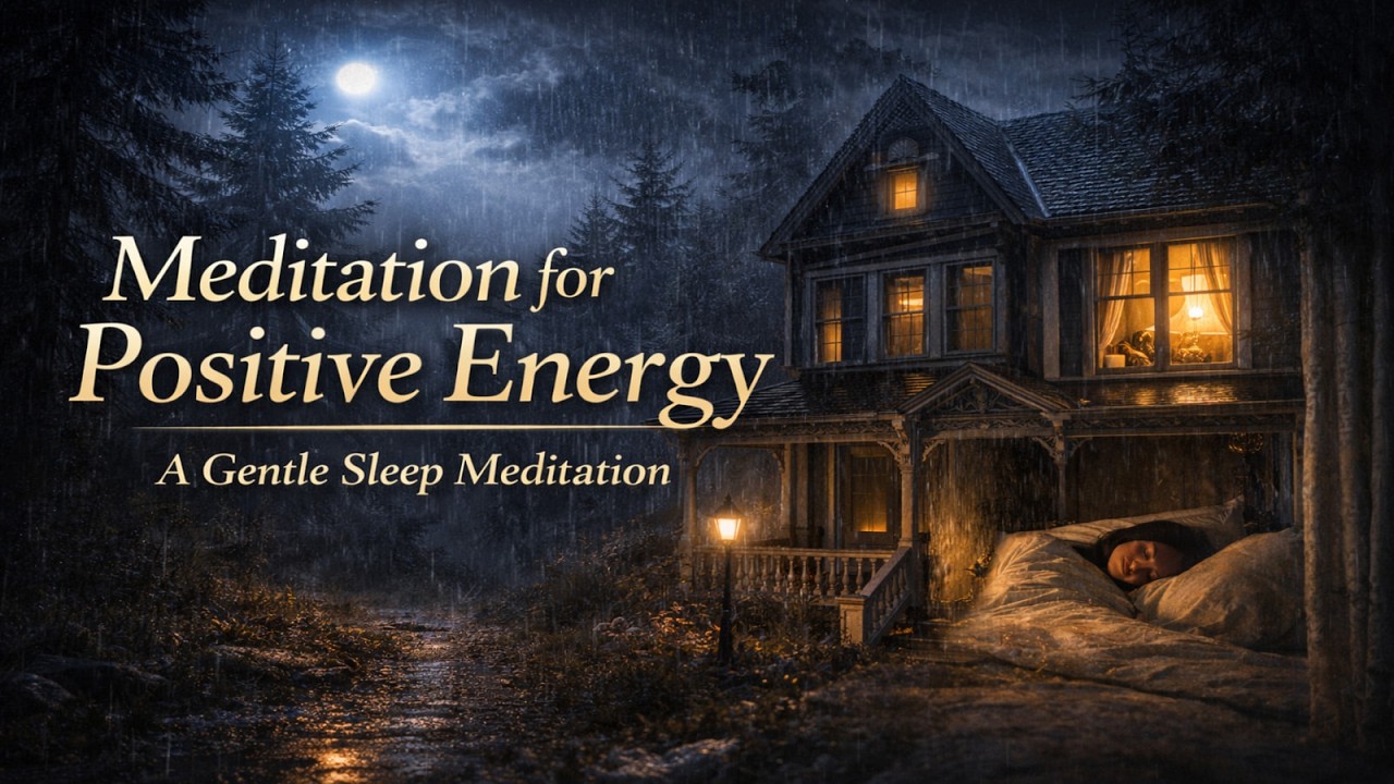 Meditation for Positive Energy A Gentle Guided Sleep Meditation | Soothing Rain