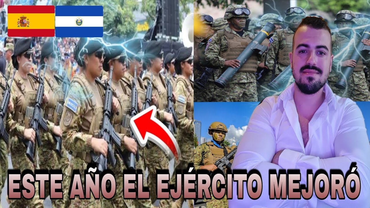 EX MILITAR ESPAÑOL REACCIONA AL EJÉRCITO, EL SALVADOR DURANTE EL DESFILE MILITAR 2025, EL MEJOR!