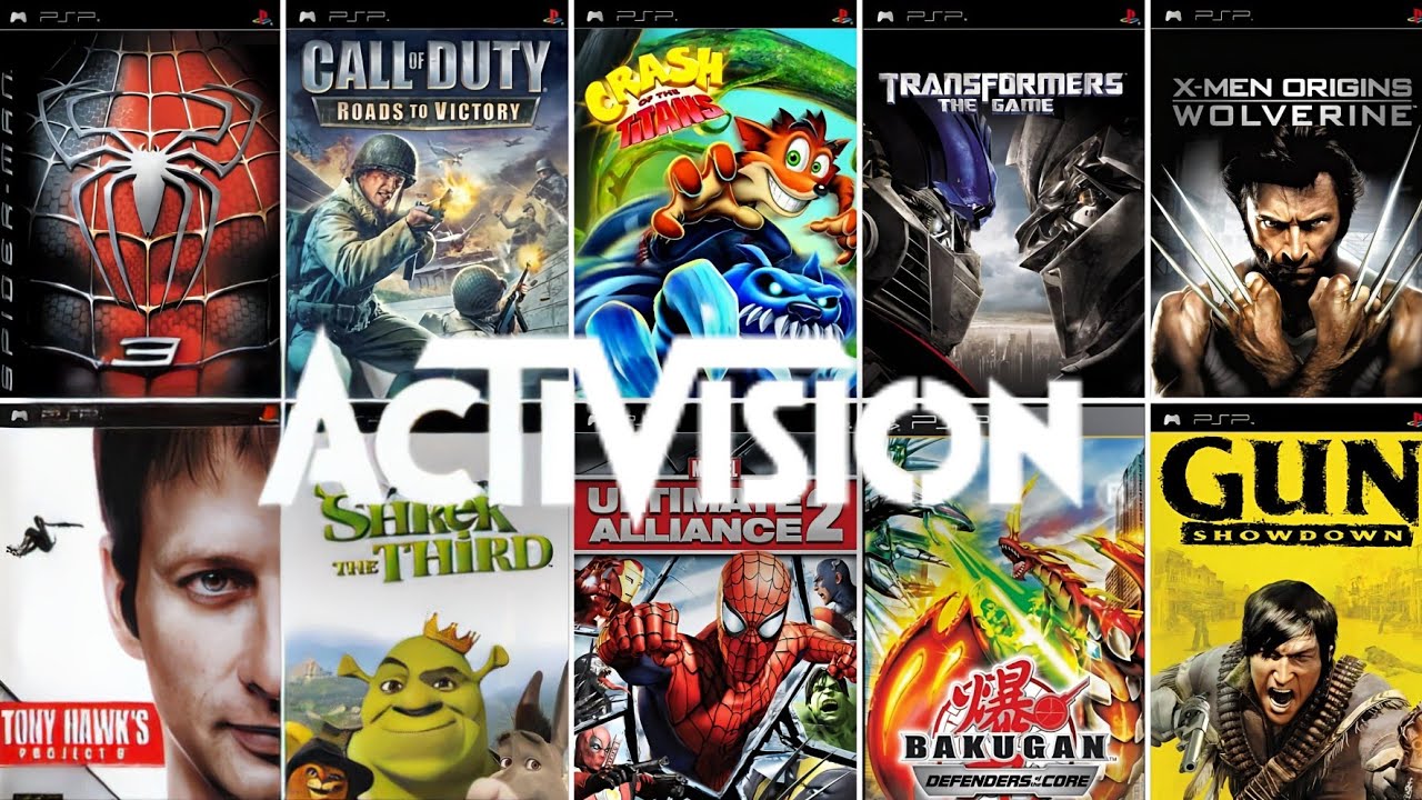 TOP 30 BEST ACTIVISION GAMES FOR PSP[PLAYSTATION PORTABLE]