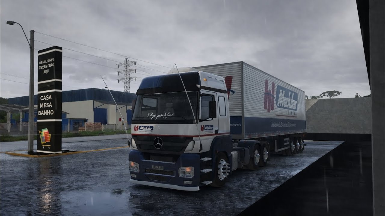 Global Truck Online - Cruz do Oeste X Nova Macaé de Com o MB Axor da Modular Cargas 