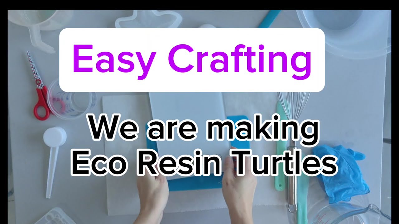 Easy Crafting Eco resin Turtles