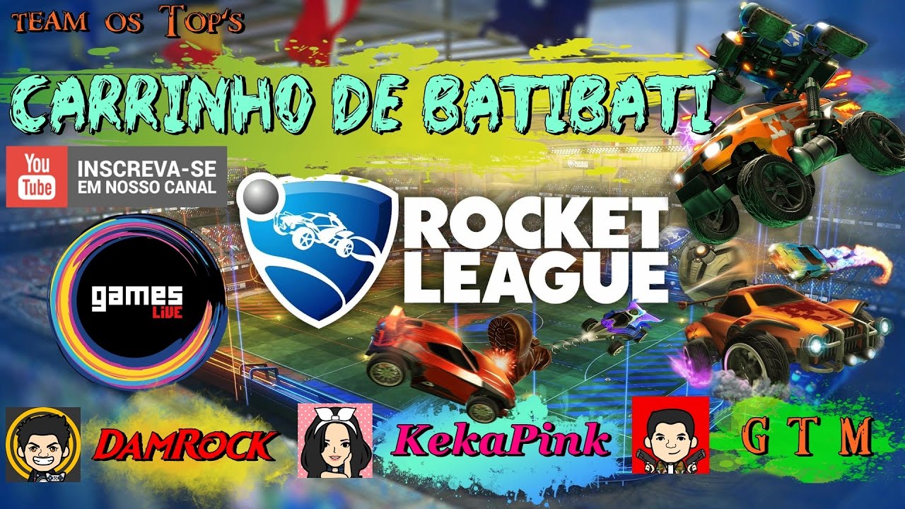Rocket Ligue - Carrinho de BateBate (Damrock KekaPink GTM) GamesLive