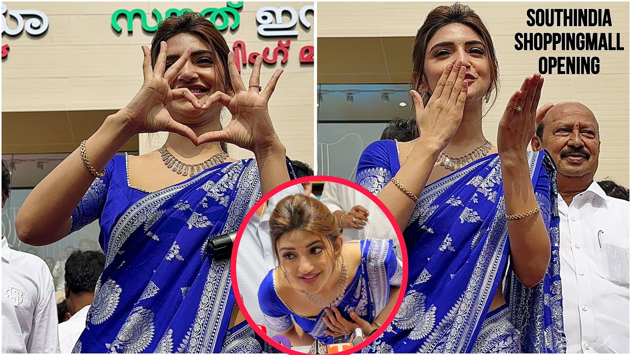 Trending Star Sreeleela 😋 South india Shopping Mall Grand Openings | RC Puram Hyderabad