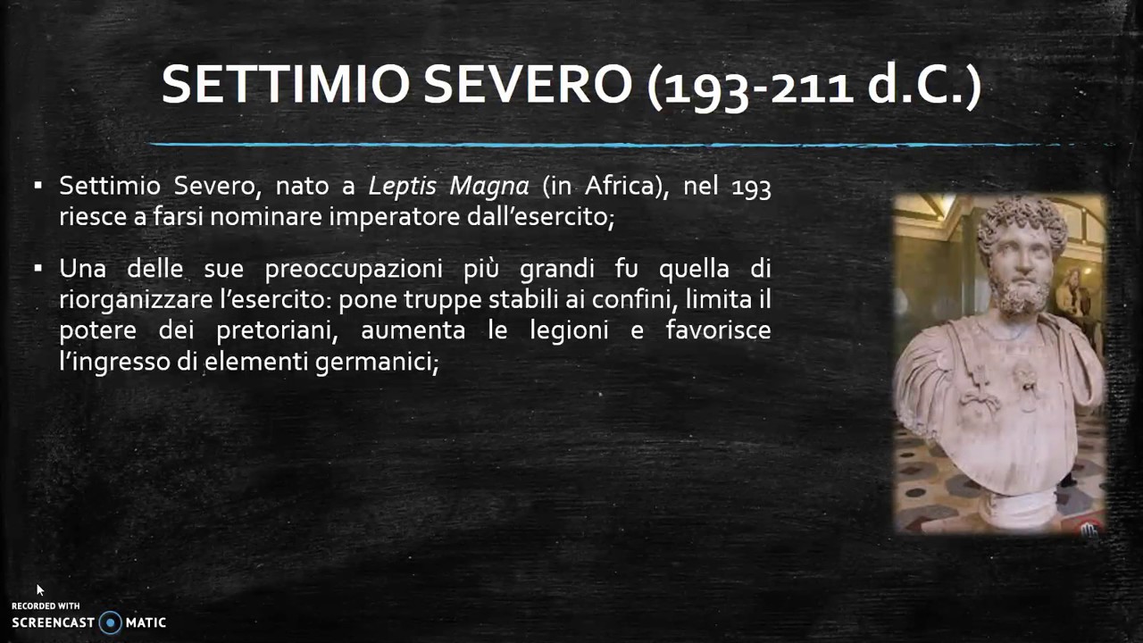 08 - La dinastia dei Severi
