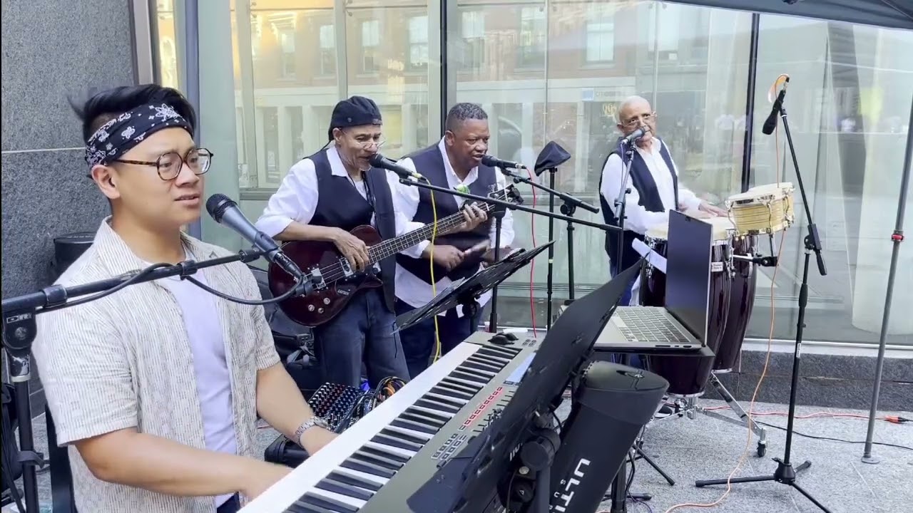 Dance QUARTET/ CUARTETO bailable, Pensando En Ti, salsa, 8-22-2025, Camelia Latin Dance Band