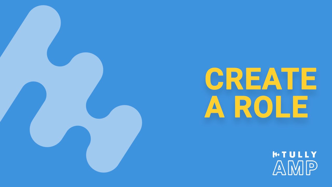 Tully Onboarding: Create A Role | Music Management Platform