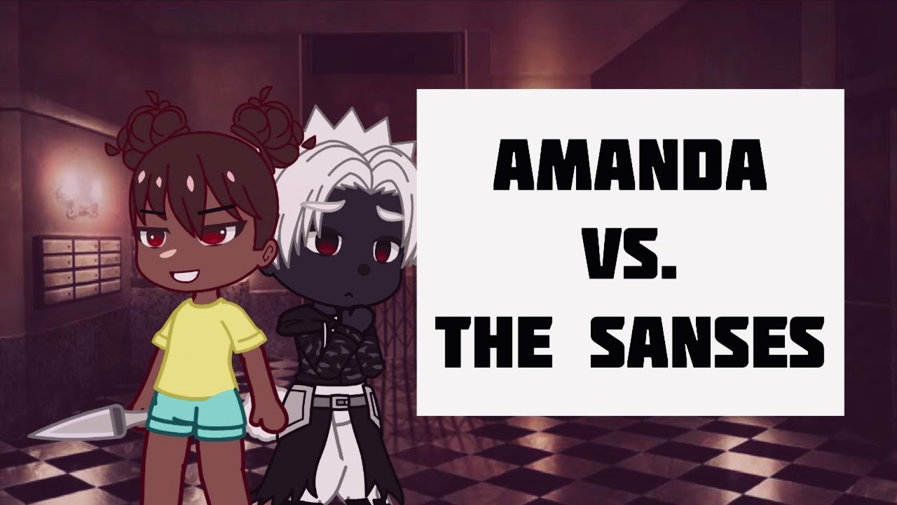 Reaction Video: Amanda The Adventurer Meets The Sanses | Wooly | KillerMare Angst | Gacha Rock