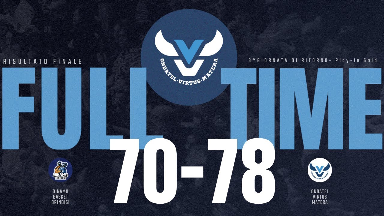 Dinamo Brindisi vs Ondatel Virtus Matera