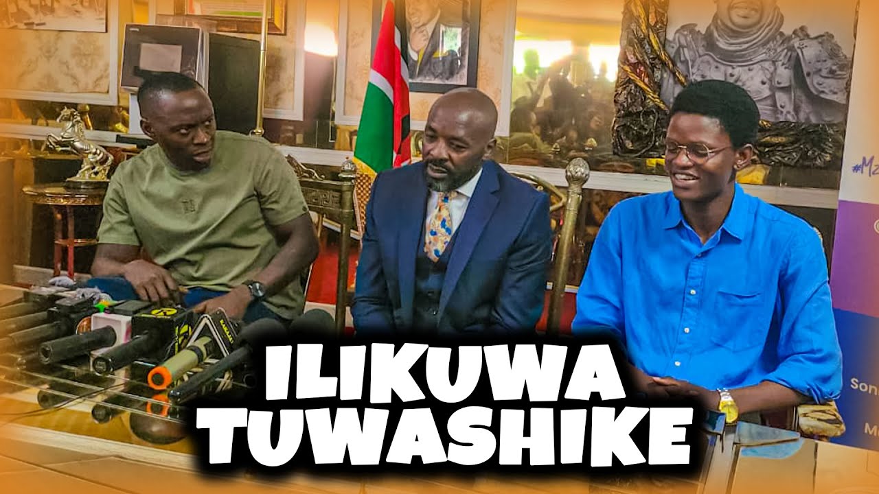 Oga obinna escapes arrest after Mike Sonko  intervenes between lawyers Danstan, Cliff and  Adrian