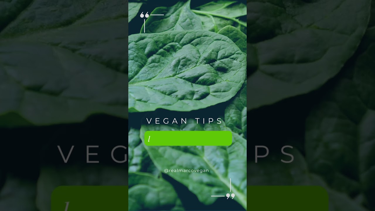 Iron in Vegan Diet: Lentils, Spinach and More #shorts