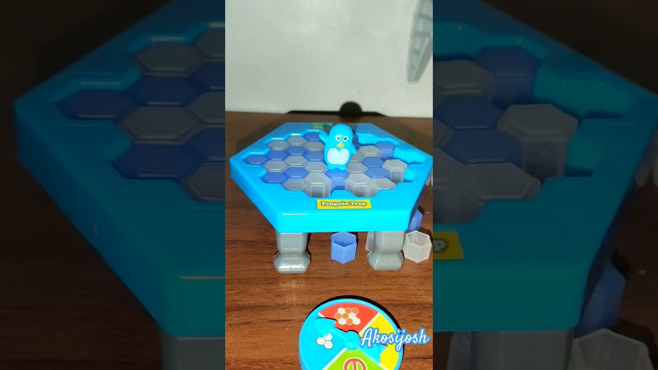 Penguin Trap Game Don't Fall Into The Ice 🐧🌈#shorts #trending #shortsfeed #asmr #toys #satisfying