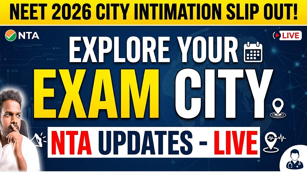 What should be checked in NEET Exam City Slip? Important Exam hall Guideline Released!