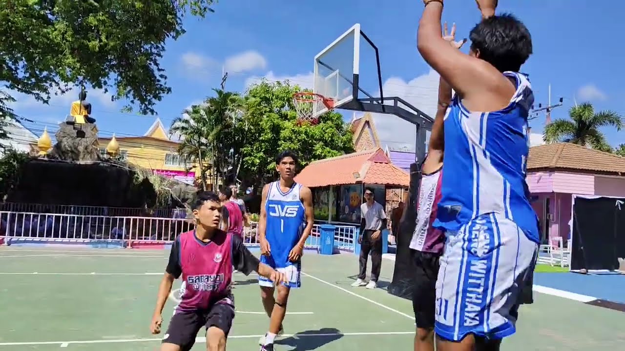 3x3 basketball JaengWitthaya School Vs Sabayoiwittaya 