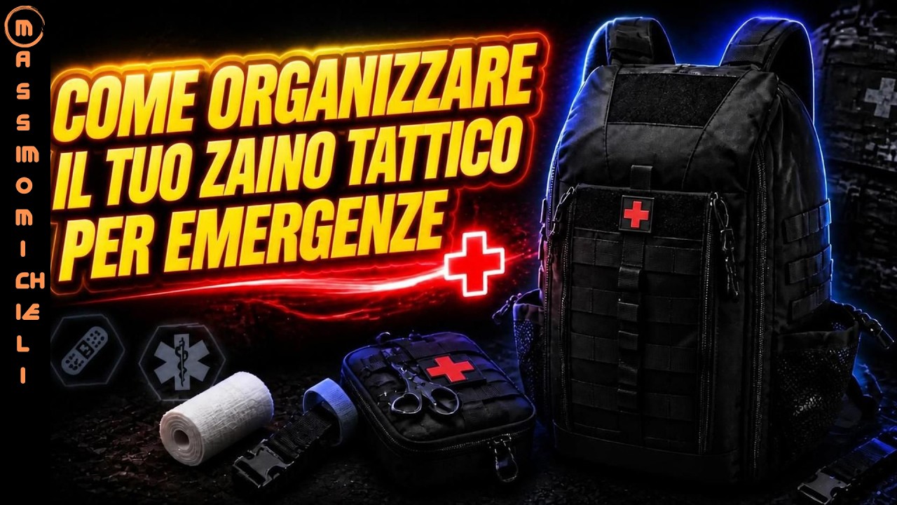 COME ORGANIZZARE IL TUO ZAINO TATTICO PER EMERGENZE