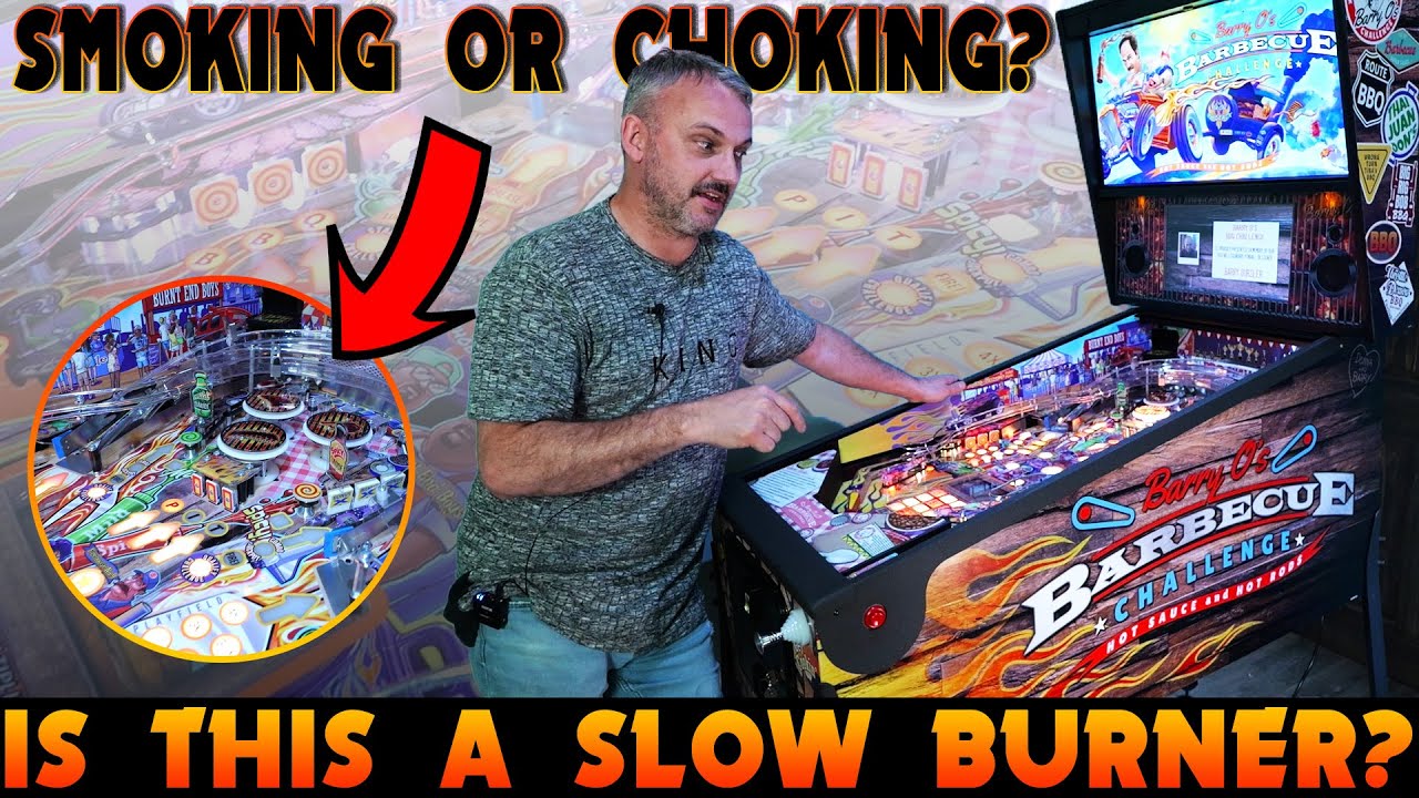 Barry O's Barbecue Challenge Hot Sauce and Hot Rods Pinball Machine | First Impressions