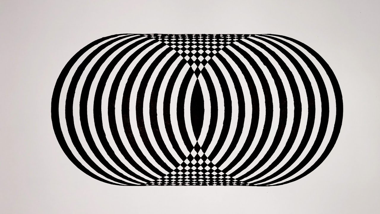 Circular Geometric Pattern | Geometric Illusion Art | Zentangle Pattern |