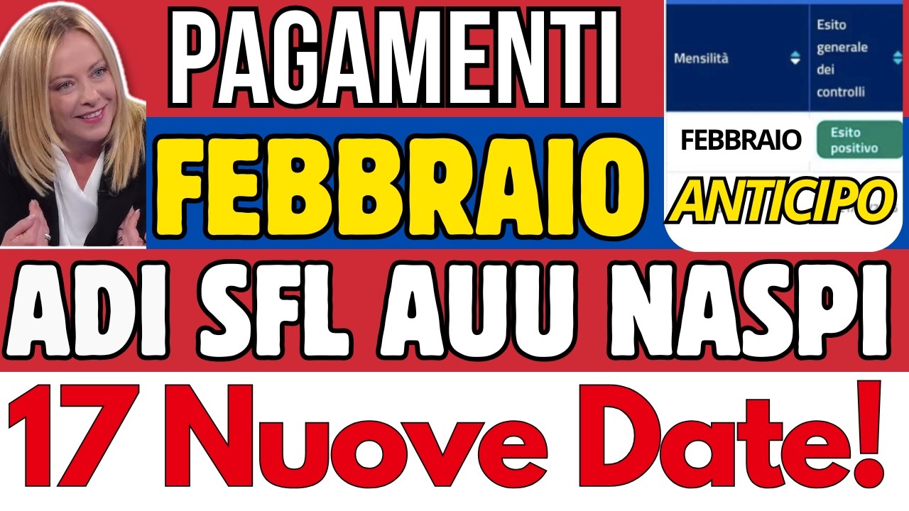 Febbraio Assegno Di Inclusione Sfl Auu e Naspi Pagamenti con Nuovo Isee In Corso