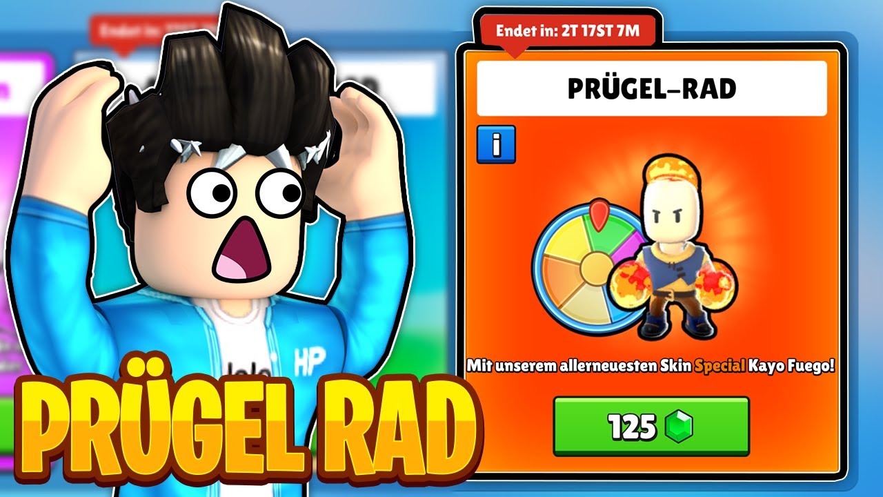 Ich &Ouml;FFNE das PR&Uuml;GEL RAD in Stumble Guys 10 MAL (SPECIAL SKIN)