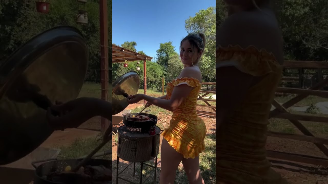 La prima en el campo🌾