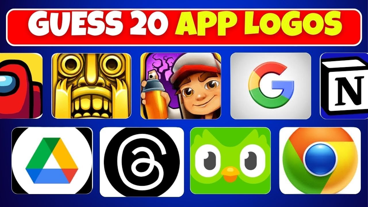 Guess the 20 Apps logos | Hardest Challenge | #nyc #usa #quiz