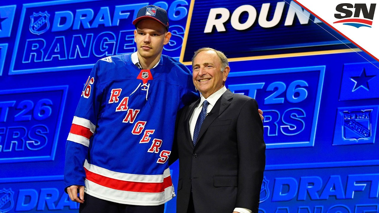 New York Rangers Select Alberts Smits 5th Overall | 2026 NHL Draft