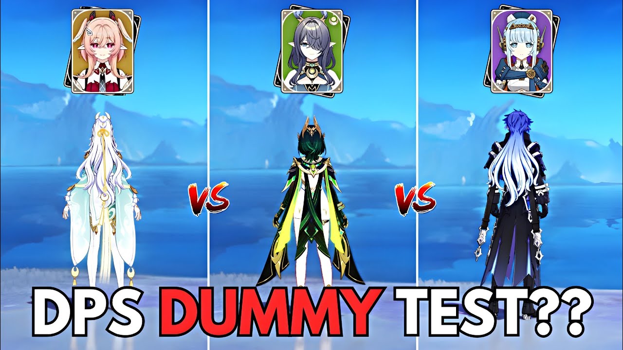 Is Zibai Better than Nefer now? Zibai vs Nefer vs Flins! Genshin Impact