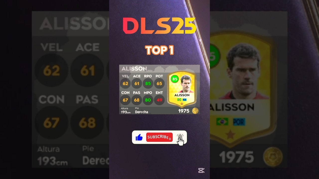 DLS 25 | Top 5 Best Goalkeepers in DLS 25! #shorts #dls25 #dls
