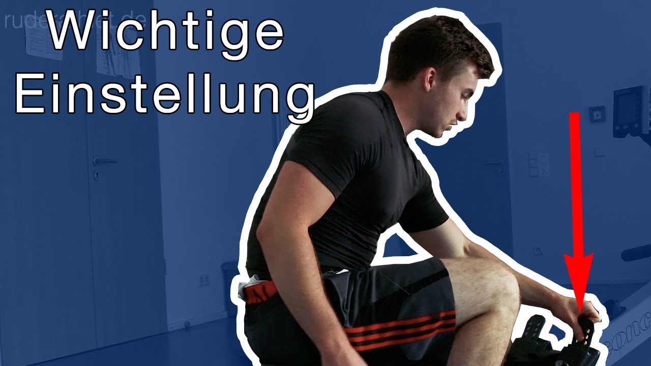 Eine WICHTIGE EINSTELLUNG auf dem RUDERGERÄT für gesunde Technik (häufig übersehen)