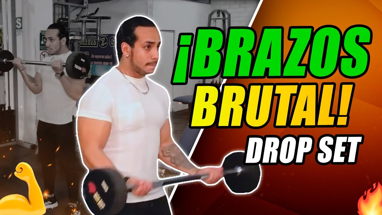 DROP SET PARA BRAZOS | Bíceps brutales💪🔥 - Frank Serapión.