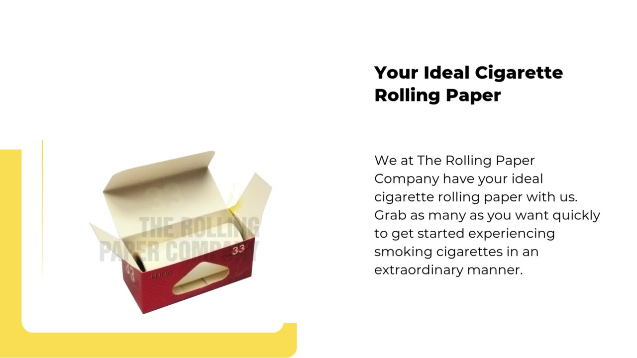 Best Cigarette Rolling Papers for Best Smoking Experiences