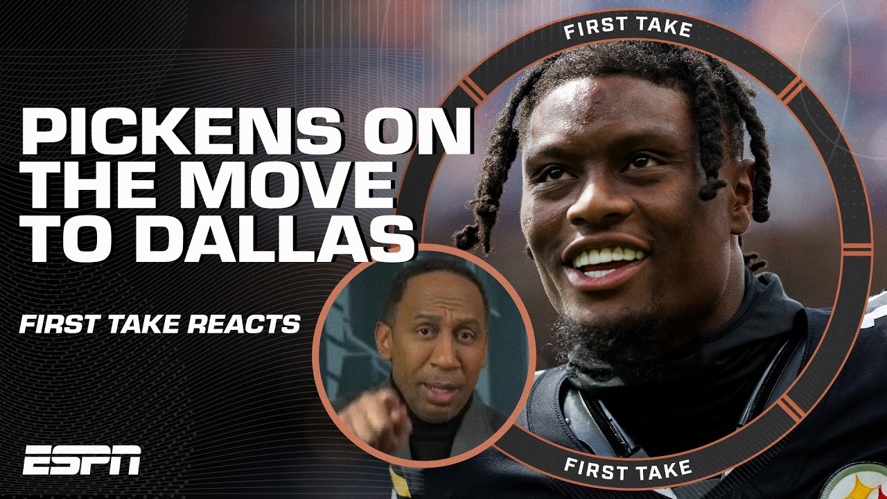 Stephen A. BLAMES RC for George Pickens trade⁉️ REACTION to Cowboys acquisition 👀 | First Take
