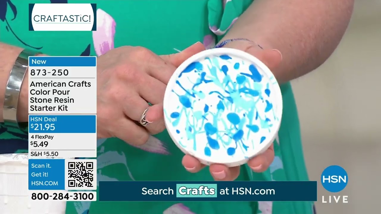 American Crafts Color Pour Stone Resin Starter Kit