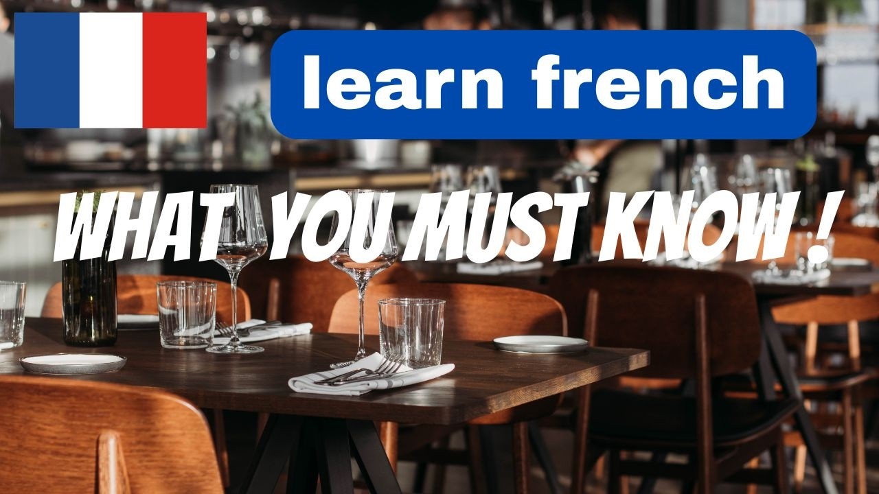 French Restaurant Culture Explained | French listening practice