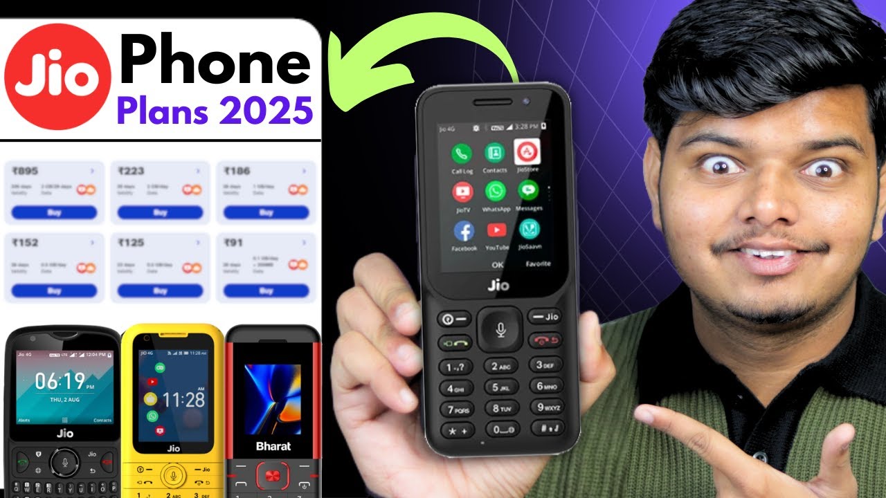 Jio Phone Recharge Plans 2025 ( Complete List )