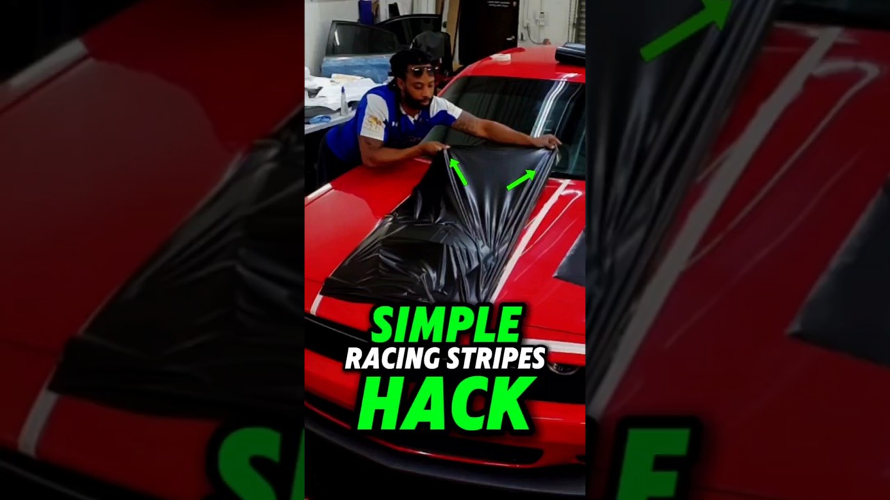 Easiest Way To WRAP Racing Stripes For BEGINNERS