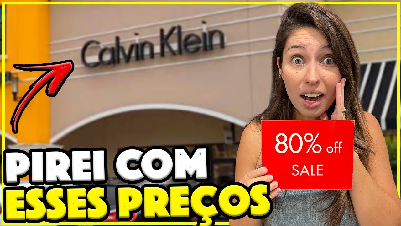TOUR NA CALVIN KLEIN DO OUTLET DE ORLANDO COM PREÇOS INCRÍVEIS - ATUALIZADO 2022