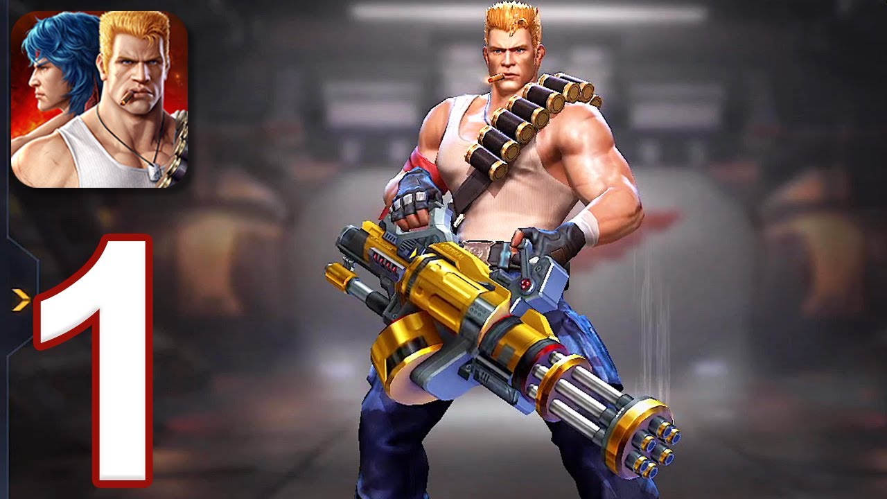 Contra Returns - Gameplay Walkthrough Part 1 - Intro/Tutorial (iOS, Android)