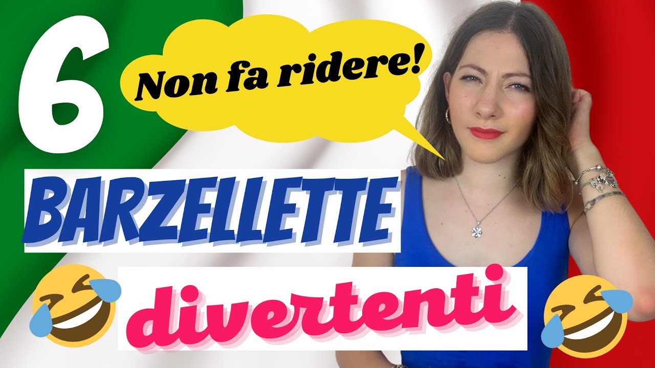 Il SENSO dell'UMORISMO in Italiano: 6 barzellette con spiegazione! 😂 🃏