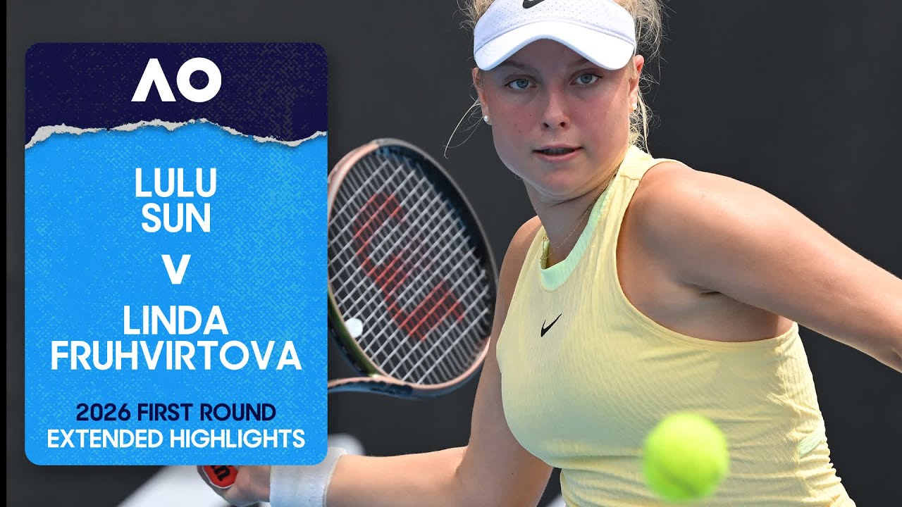 Lulu Sun v Linda Fruhvirtova Extended Highlights | Australian Open 2026 First Round