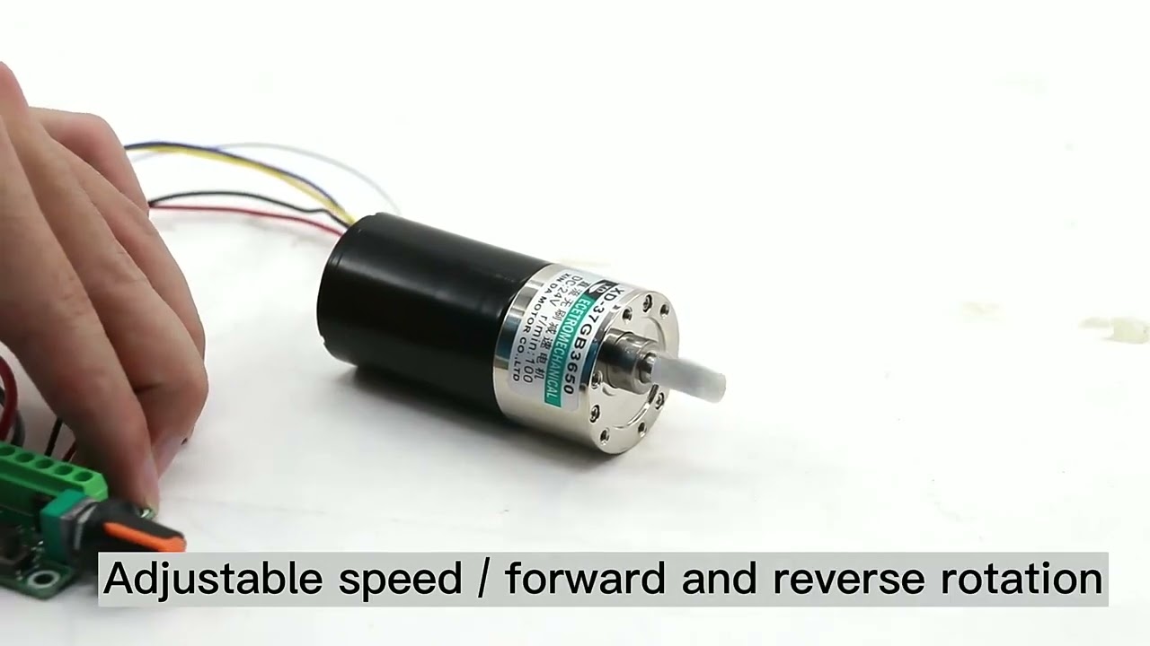 24V DC brushless reduction motor forward and reverse micro slow dc motor controller 36a 1000w ln-26