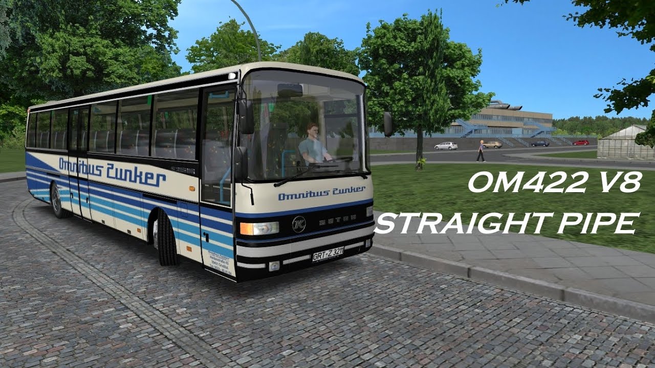 [OMSI 2] Liepkalne | Маршрут 1 | Setra 215HR V8 Straight Pipe