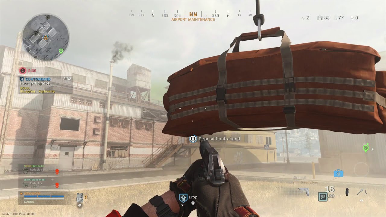 Call of Duty - Contraband - Deliver To Extraction -  Blue Print