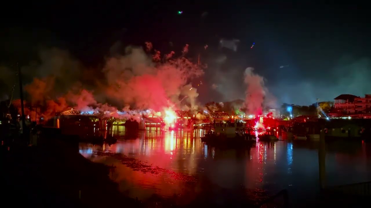 สะพานข้ามแม่น้ำแคว มหกรรมแสงสีเสียง งานสัปดาห์สะพานข้ามแม่น้ำแคว 2565