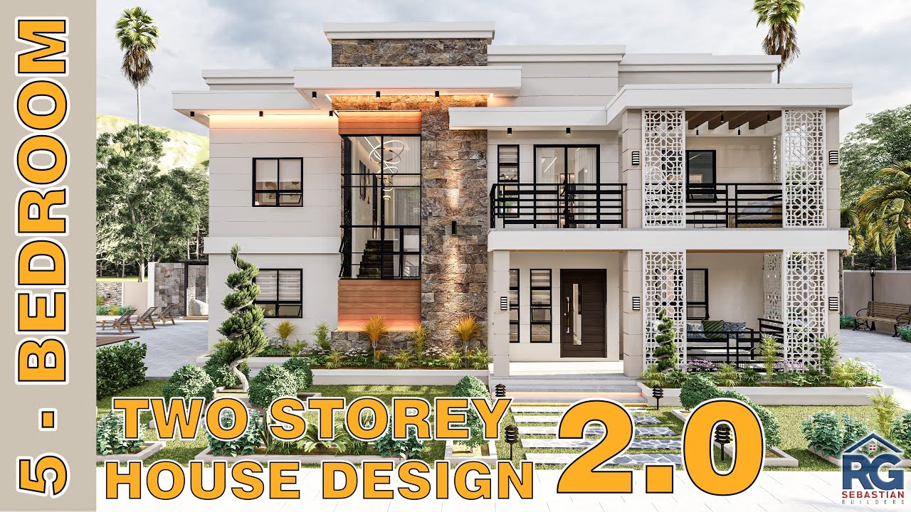 5 Bedroom Two Storey House Design 2.0