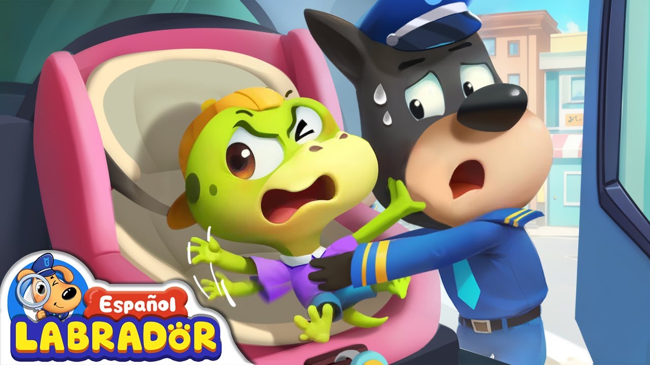 🔍Sheriff Labrador - Siempre Si&eacute;ntate en Tu Asiento de Auto🚗 | Videos para Ni&ntilde;os | BabyBus en Espa&ntilde;ol